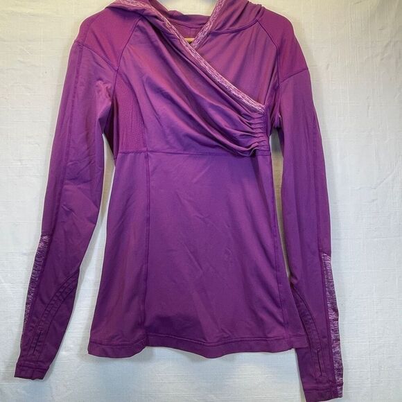 Lululemon Purple Long Sleeve Run For Your Life Wrap Pullover Hoodie Size 6 - Picture 1 of 10